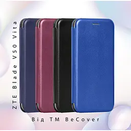 Чохол-книжка BeCover Exclusive для ZTE Blade V50 Vita Deep Blue (712194) - мініатюра 5