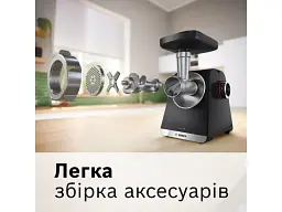 Електром'ясорубка Bosch MFWS660B - мініатюра 2