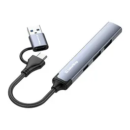 Концентратор ColorWay USB-A/USB-C 4-in-1 USB2.0х2/USB3.0/USB-C2.0 (CW-HUB06) - мініатюра 5