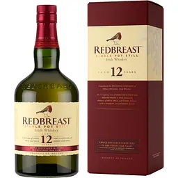Віскі Redbreast 12 yo Single Pot Still Irish Whisky 40% 0.7 л (699627) - мініатюра 2