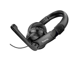 Навушники з мікрофоном Hoco W103 Magic Black (6931474741615) - мініатюра 4