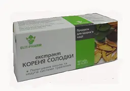 Екстракт Elit-Pharm кореня солодки 80 таблеток - мініатюра 2