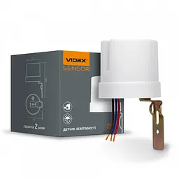 Датчик освітленості Videx VL-SN03 25A 220V фотометричний - мініатюра 2