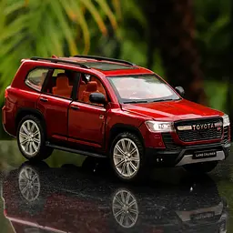 Колекційна металева модель автомобіля АвтоЕксперт Toyota Land Cruiser 300 GR Sport з інерцією, світлом та звуком 1:24 - мініатюра 3