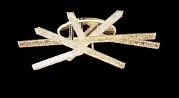 Світлодіодна люстра Splendid Ray LDL/3L+3S LED (CH), білий, хром, 60 Вт, від 12-20 м² - мініатюра 3