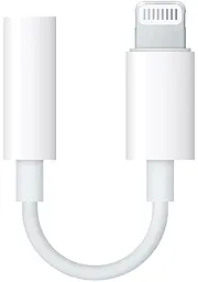 Перехідник Apple Lightning для 3.5mm Headphones for iPhone White - мініатюра 2