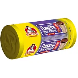 Пакети для сміття Помічниця 40 л 30 шт. (4820012342297)