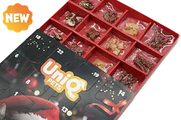 Адвент-календар для собак і котів UNIQ PETS MIX SNACK BOX TREATMAS TIME 100 г - мініатюра 4