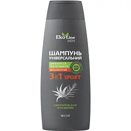 Шампунь универсальный 3 в 1 Acme EkoLine Men Sport для волос, тела и лица 400 мл (4823115503305)