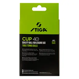 М'ячі для настільного тенісу Stiga Cup ABS 12 шт (1110-2510-12) - мініатюра 3
