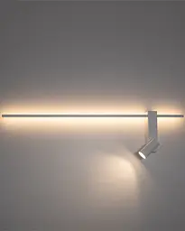 Настінний світильник, бра Nowodvorski 11580 Easy Right GU10 MR11 10W | LED 11W 3000K 450Lm IP20 Білий - мініатюра 6