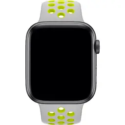 Ремінець Sport Nike для Apple Watch 42/44/45/46/49mm Gray/Yellow [119480] - мініатюра 4