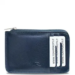 Кредитниця з RFID Tony Perotti з натуральної шкіри Nevada 3825 (90558) Синя