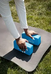 Блок для йоги PowerPlay 4006 Yoga Brick Синій (PP_4006_Blue_Yoga_Brick) - мініатюра 4