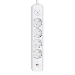 Мережевий фільтр-подовжувач ArmorStandart A-PS42 1.8m 4 розетки + USB-A + USB-C (PD20W) White (ARM84666)