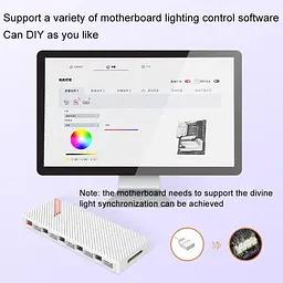 Розгалужувач живлення хаб Coolmoon ARGB/PWM AM10 BLACK (AM10 BLACK) - мініатюра 6