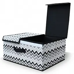 Короб складаний з двома кришками Handy Home Zigzag, 50х30х20 см (ZSH-08) - мініатюра 2