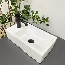 Умивальник VBI Lecce U white накладний VBI-015605, Білий
