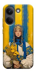 TPU чохол Demsky Ukrainian woman для Xiaomi Poco X8 Pro