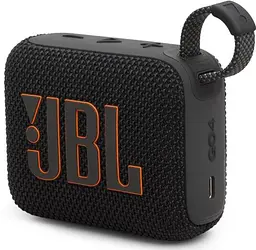 Колонка портативна 1.0 JBL Go 4 Black, 4.2 Bт, Bluetooth, живлення від акумулятора, IPX7 водонепроникна (JBLGO4BLK) - мініатюра 3