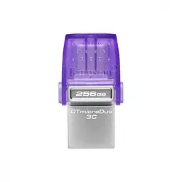 Флешка Kingston 256 GB DataTraveler microDuo 3C (DTDUO3CG3/256GB) - мініатюра 2