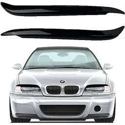 Вії фар для BMW 3 (E46) 1998-2001 Седан Voron Glass