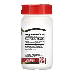 Вітамін D3 21st Century D3 250 mcg 10000 IU 110 капсул - мініатюра 2