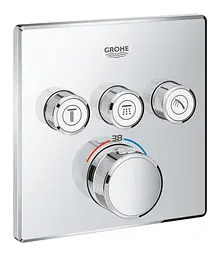 Душова система прихованого монтажу Grohe Grohtherm Smartcontrol з New Tempesta 250 UA26415SC6, Хром - мініатюра 12