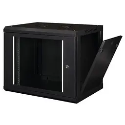 Шафа настінна Hypernet 12U 19 600x450 ProLine (PL-WMNC-12U-BLACK) - мініатюра 2