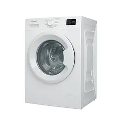 Пральна машина Indesit фронтальна, 6кг, 1000, A+++, 44.6см, дисплей, пара, інвертор, білий - мініатюра 2