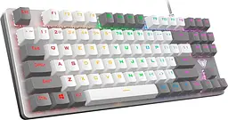 Клавіатура Aula F3287 Keycap KRGD Blue Switch UA Grey/White (6948391240954) [90995] - мініатюра 5