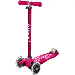 Самокат Micro Maxi Deluxe LED, рожевий (MMD077) - мініатюра 2