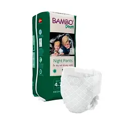Нічні ЕКО підгузки-трусики для хлопчиків Bambo Dreamy Night Pants (15-35 кг), 4-7 років. Bambo Nature (18875) - мініатюра 6