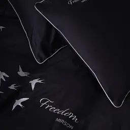 Підковдра MirSon Сатин Elit 0055 Black Pearl Freedom 200х220 см (2200010538649) - мініатюра 2