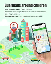 Смарт годинник-телефон дитячі Wonlex CT21 з відеодзвінком WI-FI GPS SIM-карта Pink (18556) - мініатюра 7
