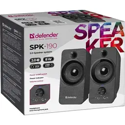 Акустична система Defender SPK-190 Black (65190) - мініатюра 3