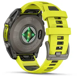Смарт-годинник Garmin Fenix 8 47 мм Solar Сапфір Графіт/Титан з силіконовим ремінцем QuickFit 22 мм - мініатюра 3