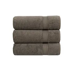 Рушник махровий Lotus Home - Grand soft twist brown коричневий 90x150