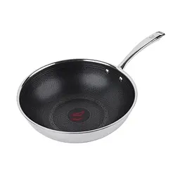 Набір сковорідок 24см, 26см та сковорідки WOK 28см Nano Pro Krauff + Кришка скляна універсальна - мініатюра 6