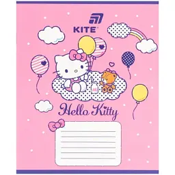 Зошит Kite Hello Kitty, 12 аркушів, коса лінія (HK26-235-2) - мініатюра 8