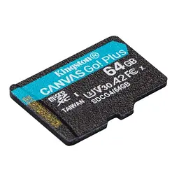 Карта пам'яті microSDXC, 64Gb, Canvas Go! Plus Kingston teh0020702 - мініатюра 2