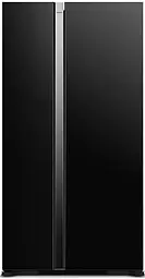 Холодильник Hitachi чорний скло (R-S700PUC0GBK)
