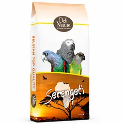 Повнораціонний корм для всіх видів великих та середніх папуг Deli Nature 20 Parrots Serengeti з екструдованими гранулами 15 кг 6420