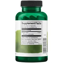 Корінь імбиру для ШКТ Swanson Ginger Root 540 мг 100 капсул (100-78-0682898-20) - мініатюра 2