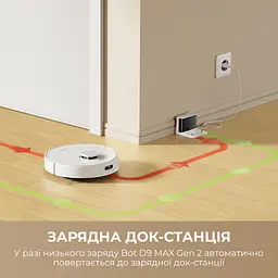 Робот-пилосос Dreame Bot D9 MAX Black Gen 2 - мініатюра 12