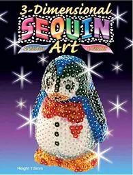 Набір для творчості 3d Пінгвін Sequin Art det0017608