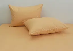 Комплект постільної білизни Tag Tekstil Elegant полуторний Apricot Cream - мініатюра 3