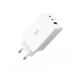 Мережевий зарядний пристрій XO CE13 (EU) 65W GaN tech fast charging with Type-c cable Білий - мініатюра 3