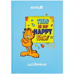 Щоденник шкільний Kite Garfield 170х238 мм блакитний (GF25-262)