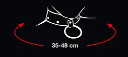 Чорний нашийник із повідцем Bad Kitty Collar And Leash - мініатюра 6